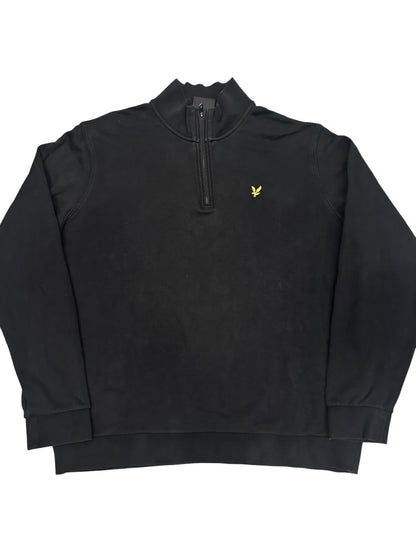 Lyle & Scott Half / Quarter Zip Pullover Schwarz XL