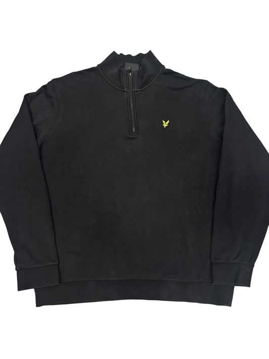 Lyle & Scott Half / Quarter Zip Pullover Schwarz XL