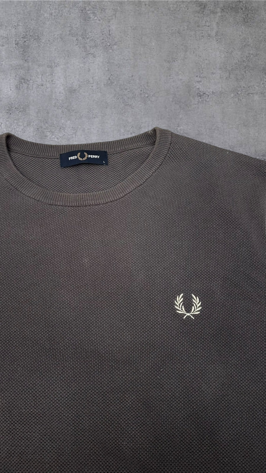 Fred Perry Sweatshirt Grau L