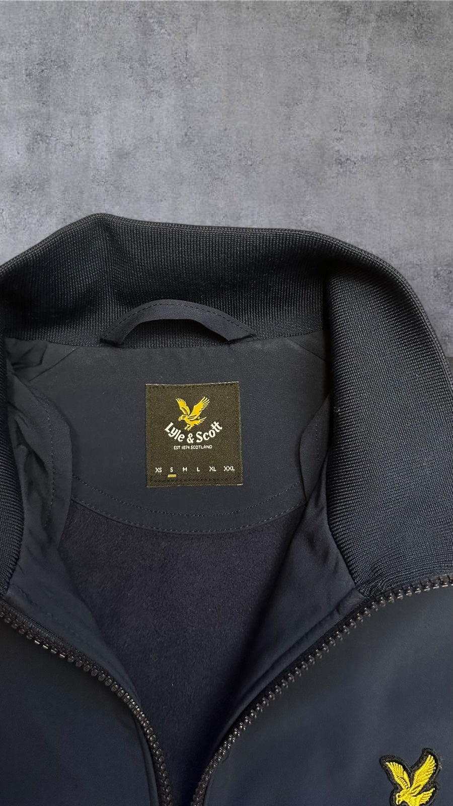 Lyle & Scott Softshelljacke Regenjacke Navy Blau S