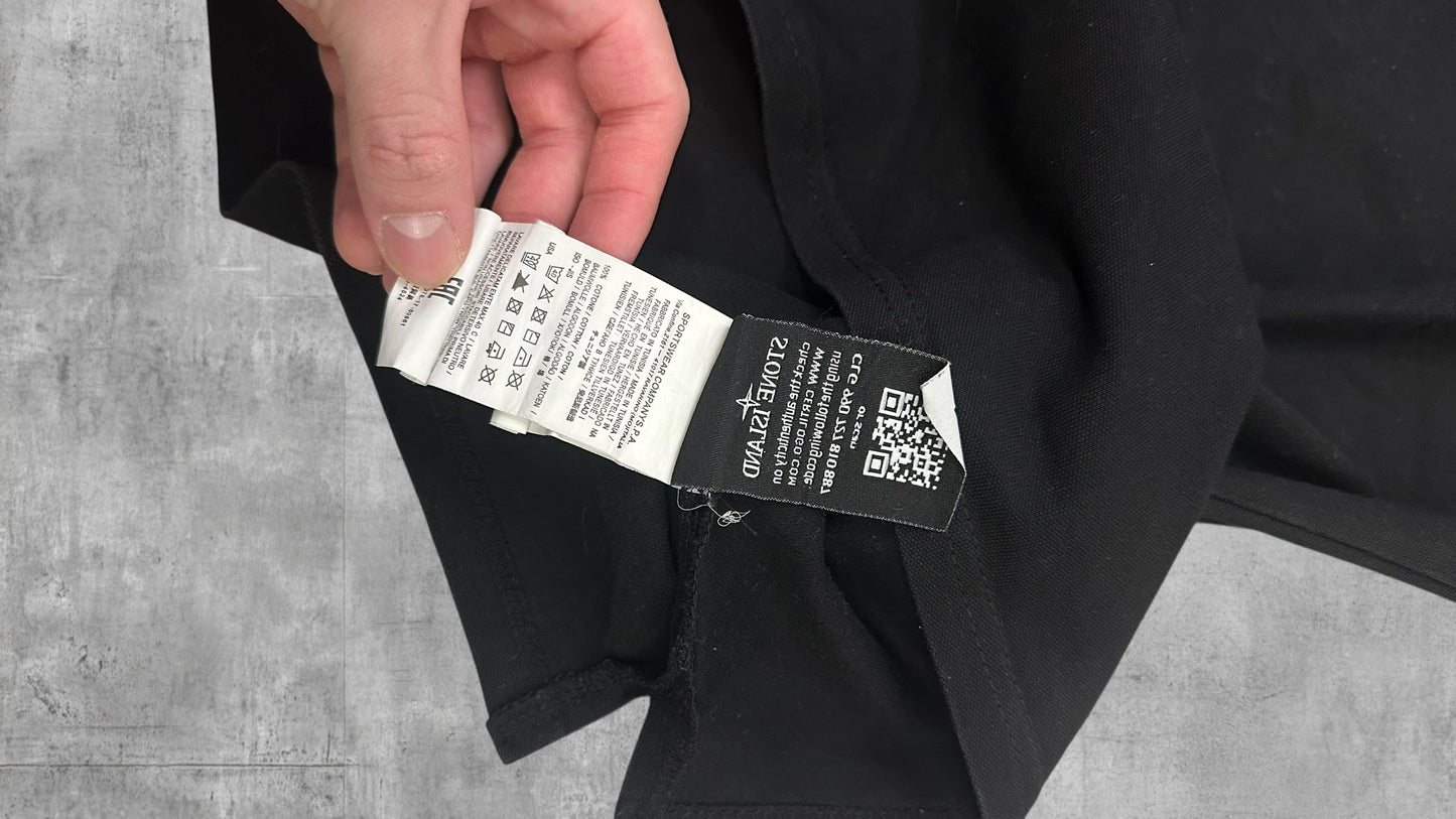 Stone Island Polo Shirt Schwarz Weiß M