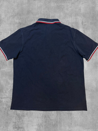 Fred Perry Polo Shirt Schwarz Rot Weiß L