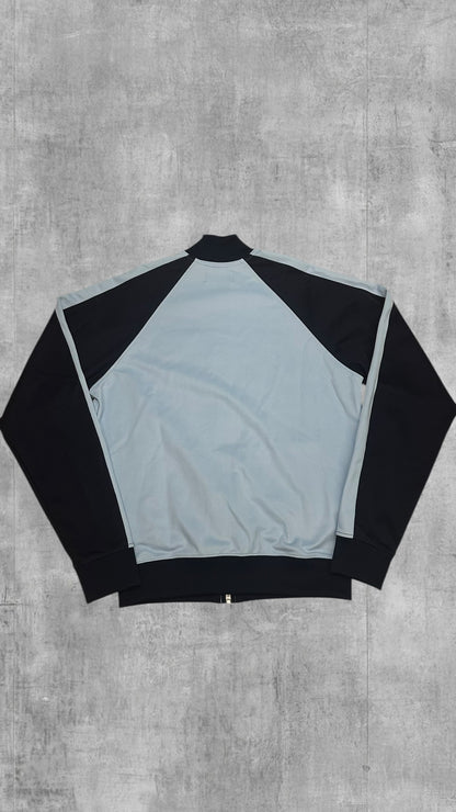 Fred Perry Trainingsjacke Taped Zip Jacke Hellblau Navy Blau S
