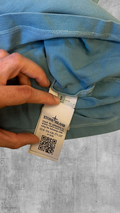Stone Island Polo Shirt Türkis S