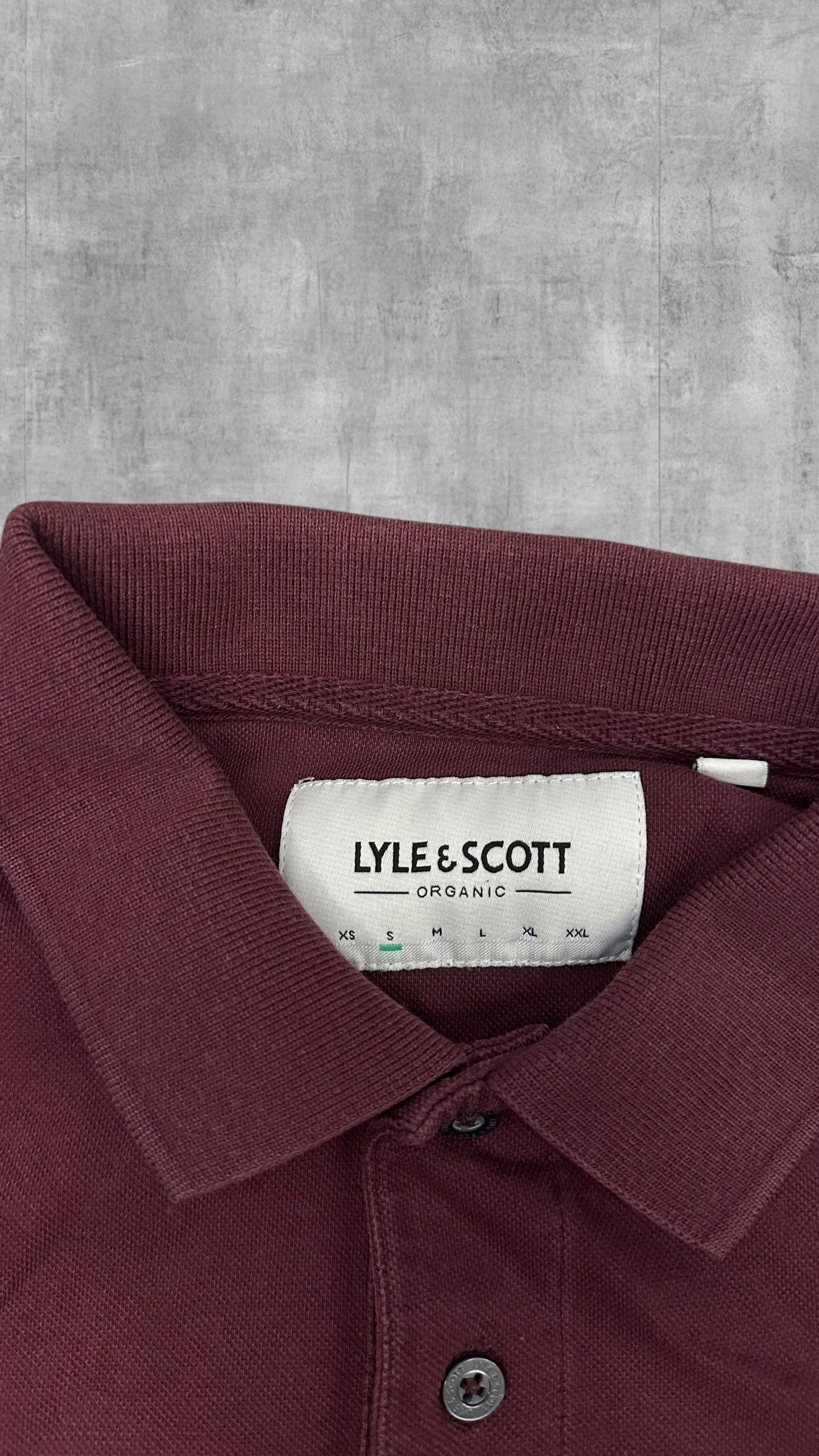 Lyle & Scott Polo Shirt Weinrot S