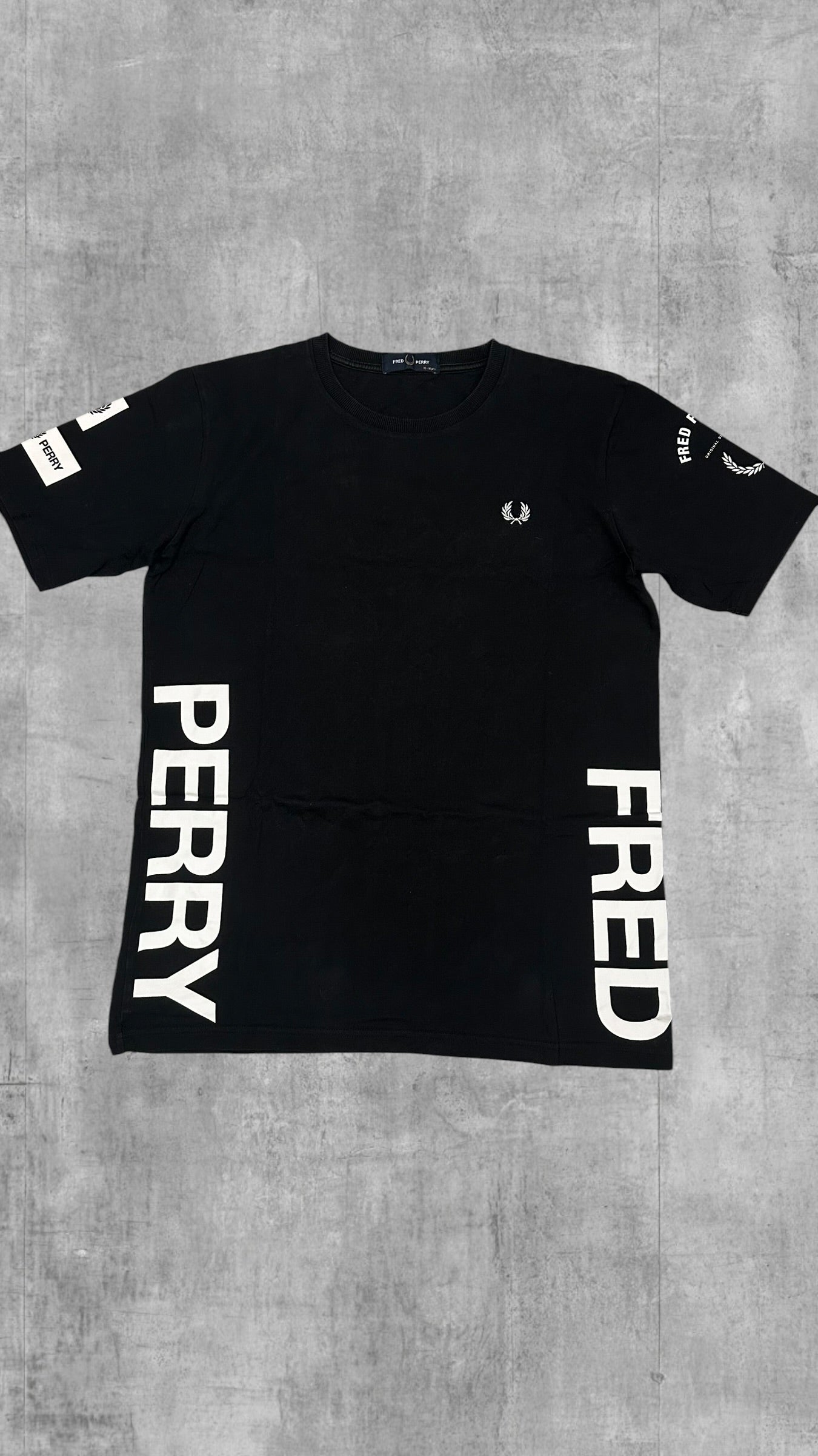 Fred Perry T-shirt Schwarz Weiß S