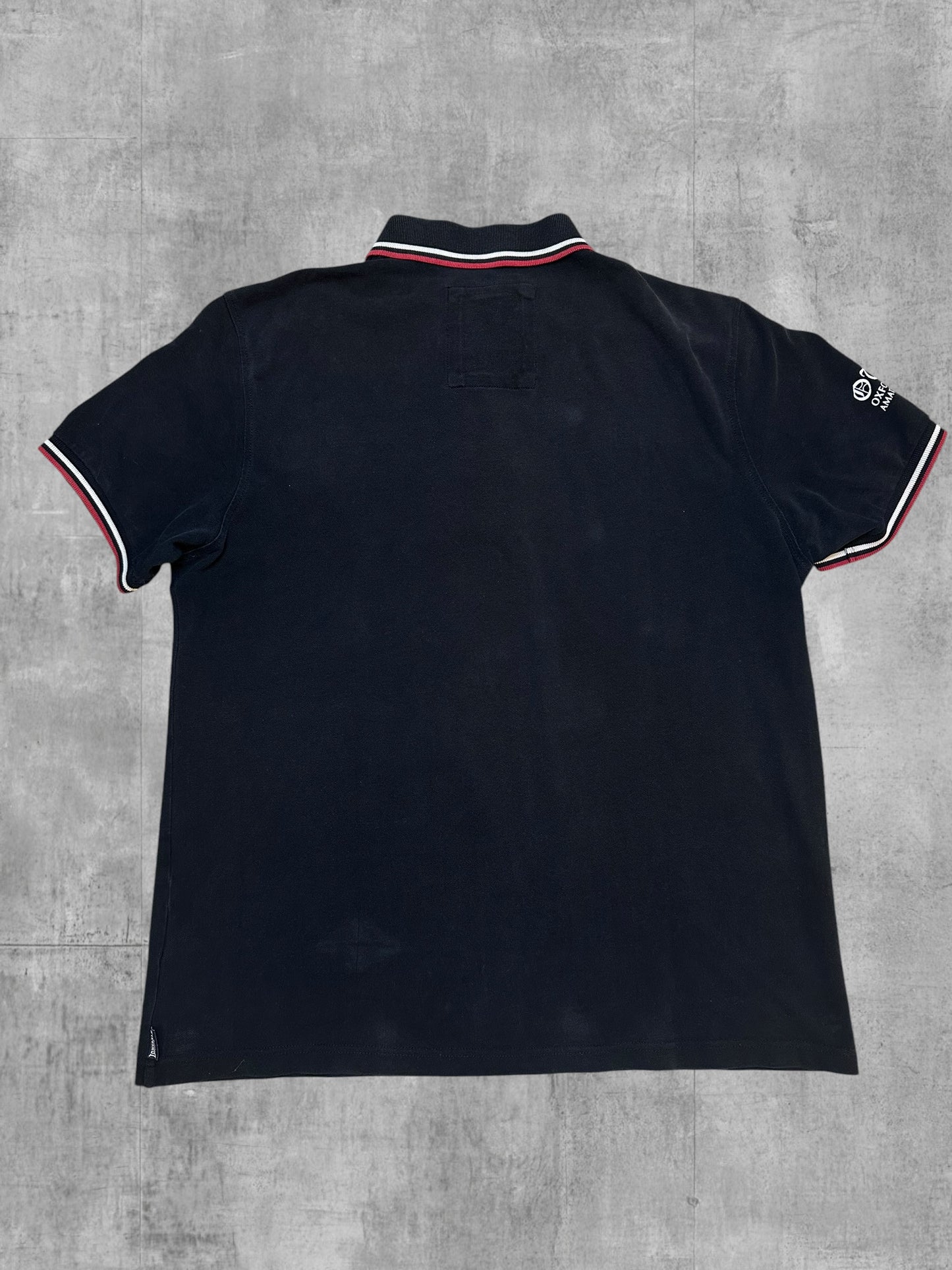 Lonsdale London Polo Shirt Schwarz Weiß RotM