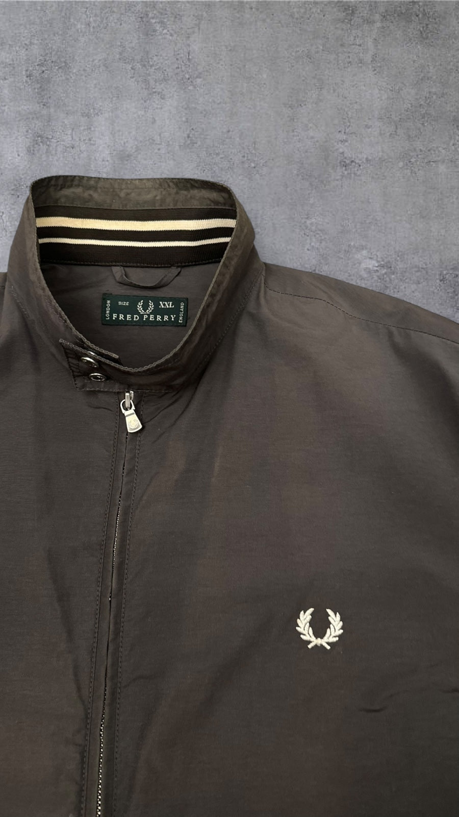 Fred Perry Bomberjacke Grau XL