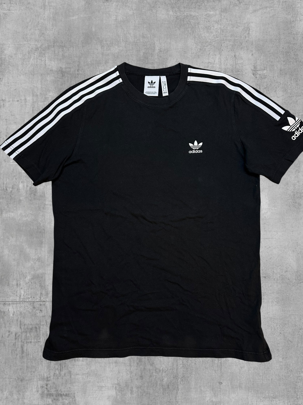 Adidas T-shirt Schwarz Weiß M