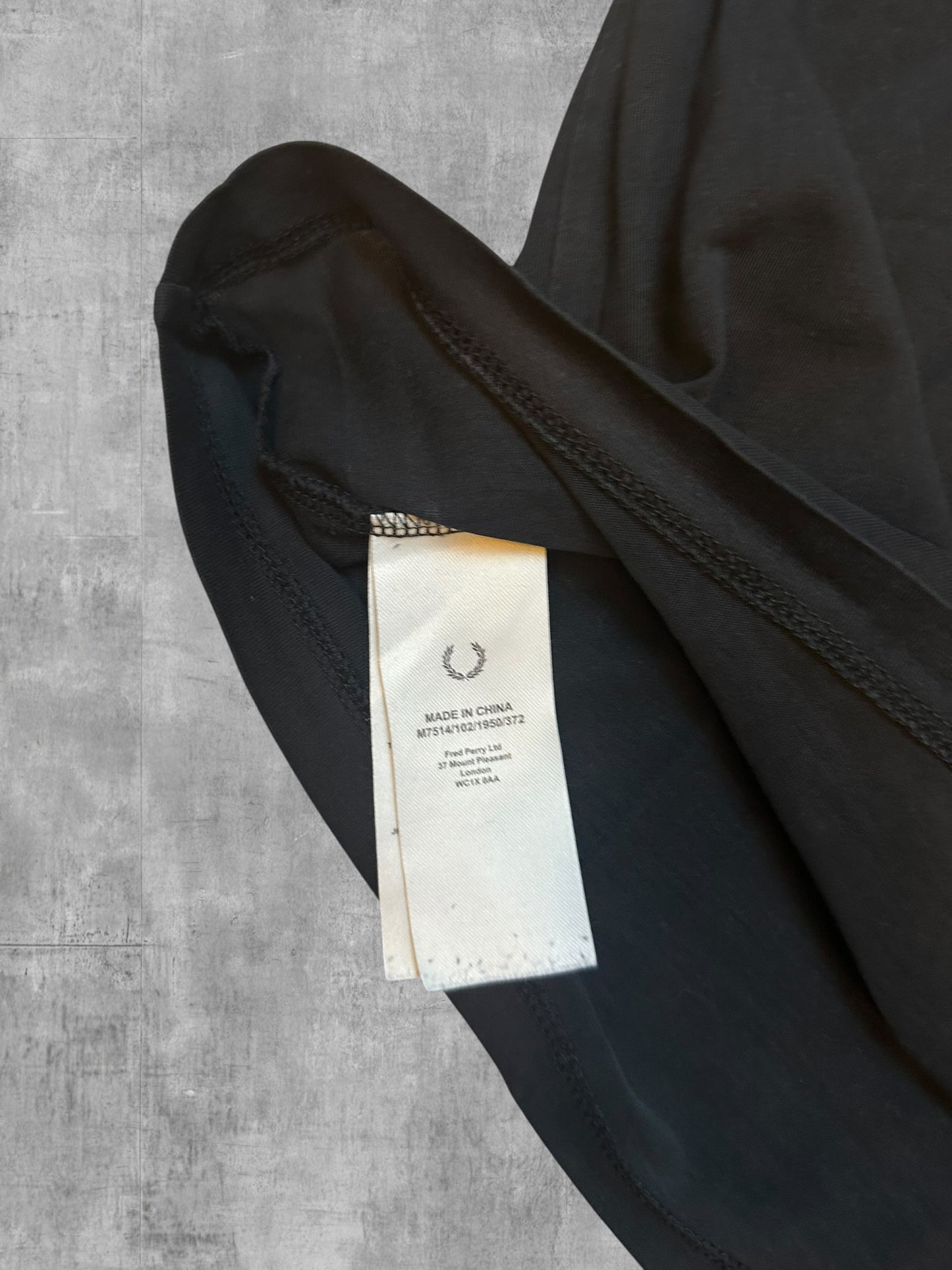 Fred Perry T-shirt Schwarz Weiß M