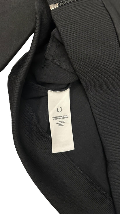 Fred Perry Trainingsjacke Schwarz Grau L