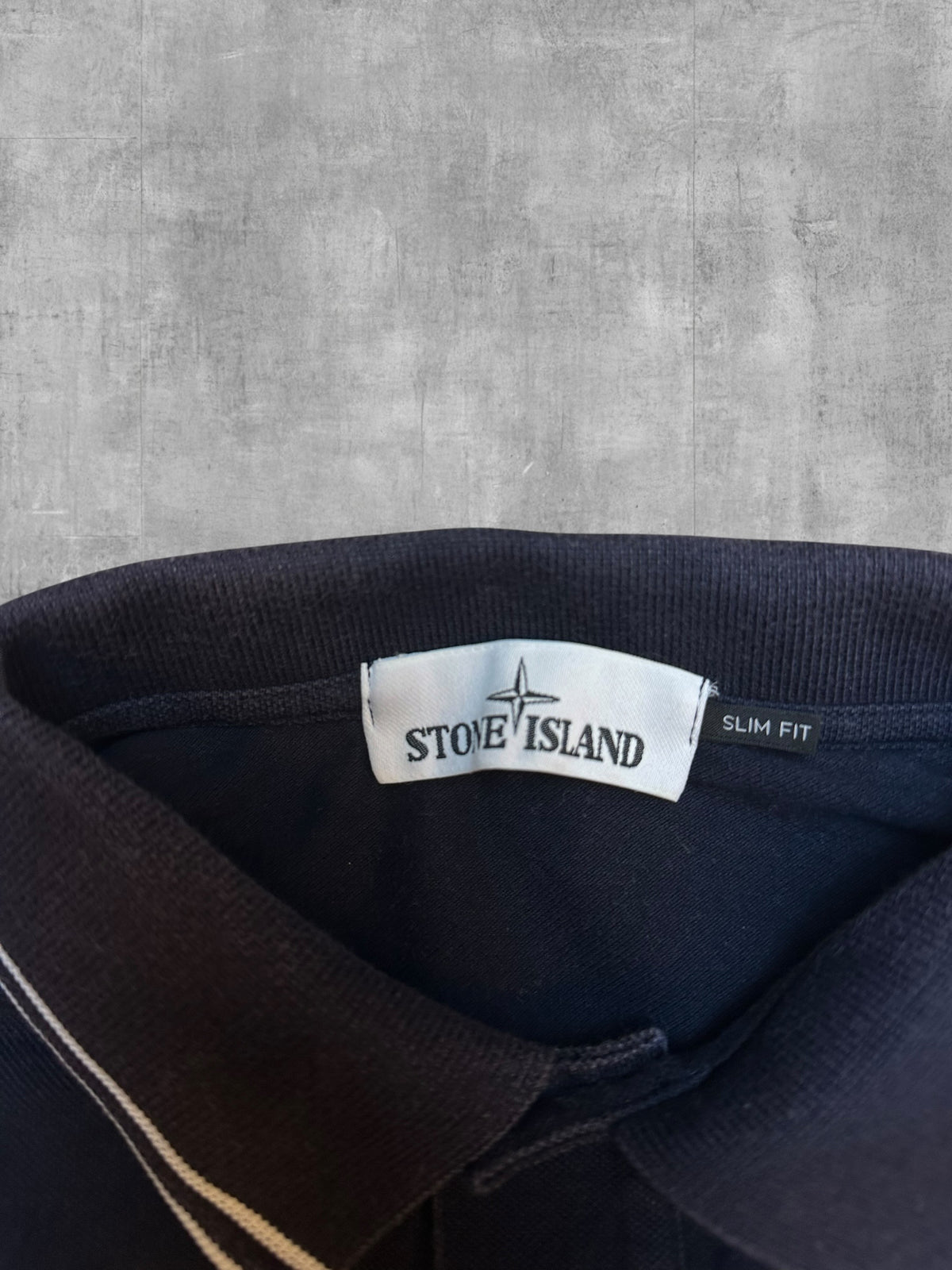 Stone Island Polo Shirt Schwarz Weiß M