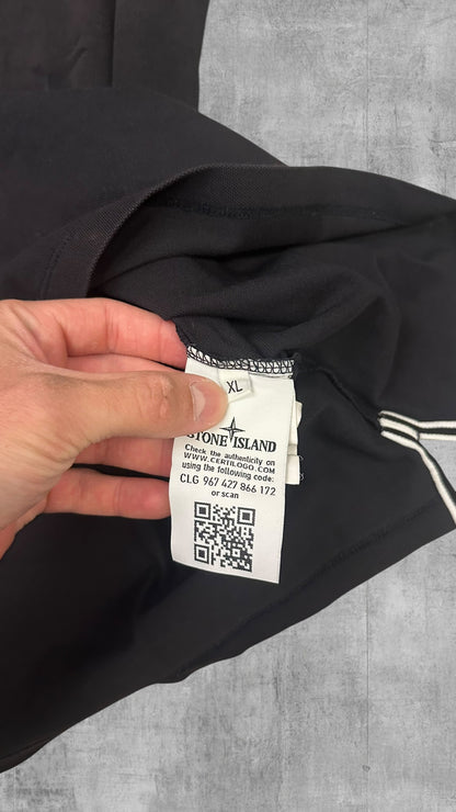 Stone Island Polo Shirt Schwarz XL Slim Fit