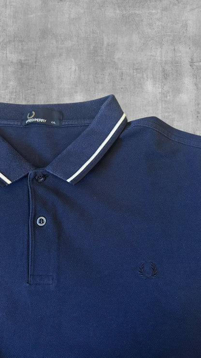 Fred Perry Polo Shirt Navy Blau XXL