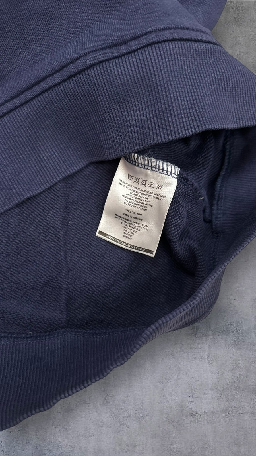 Lyle & Scott Sweatshirt Navy Blau M