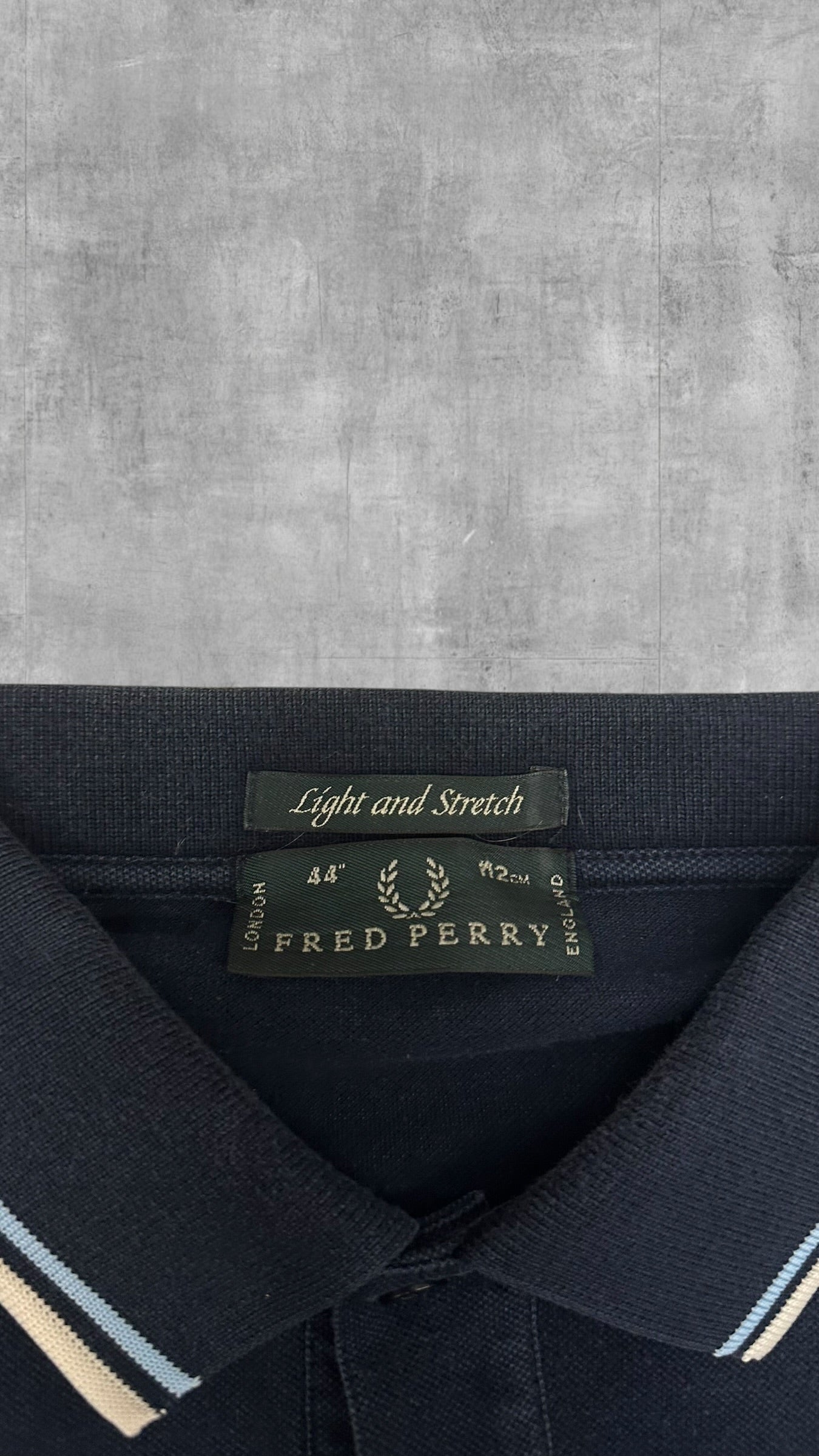 Fred Perry Polo Shirt Schwarzblau L