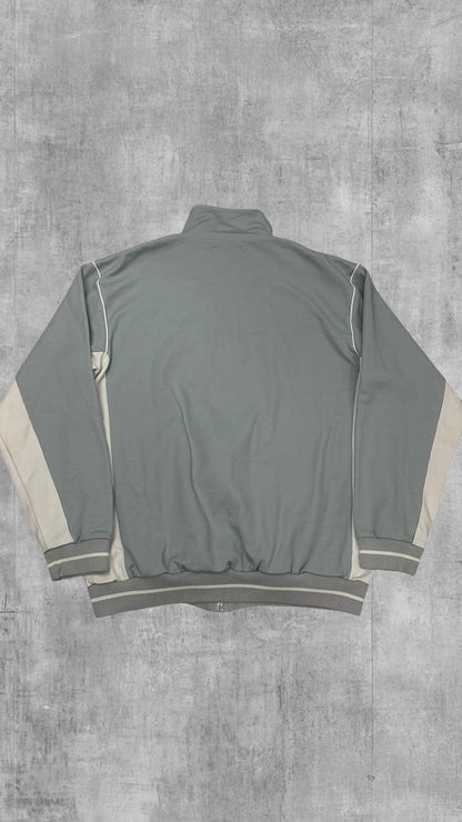 Fred Perry Vintage Trainingsjacke Babyblau Weiß M