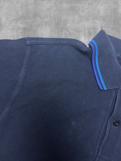 Fred Perry Polo Shirt Schwarz Blau M