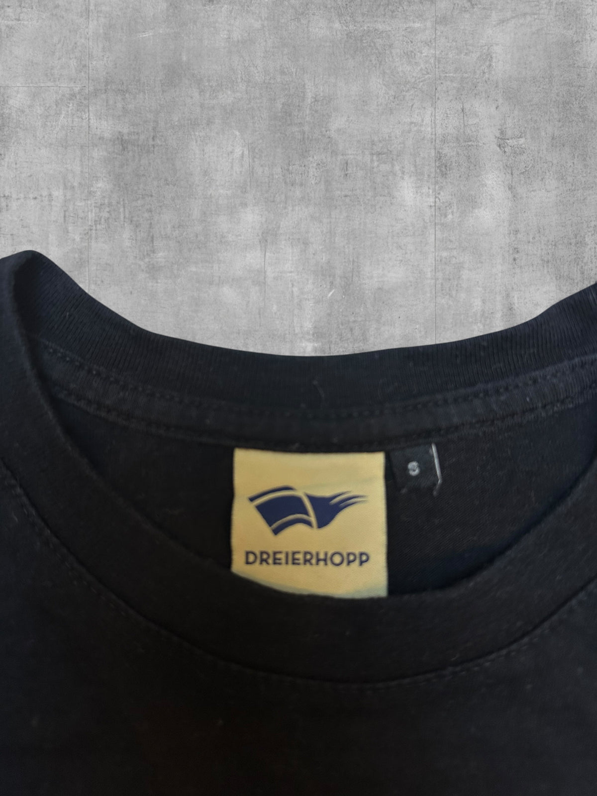 Dreierhopp T-shirt Schwarz Weiß S