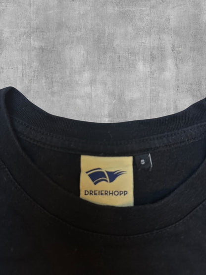Dreierhopp T-shirt Schwarz Weiß S