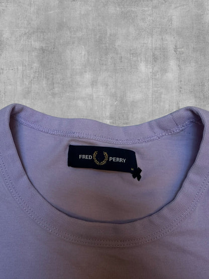 Fred Perry T-shirt Taped Flieder M