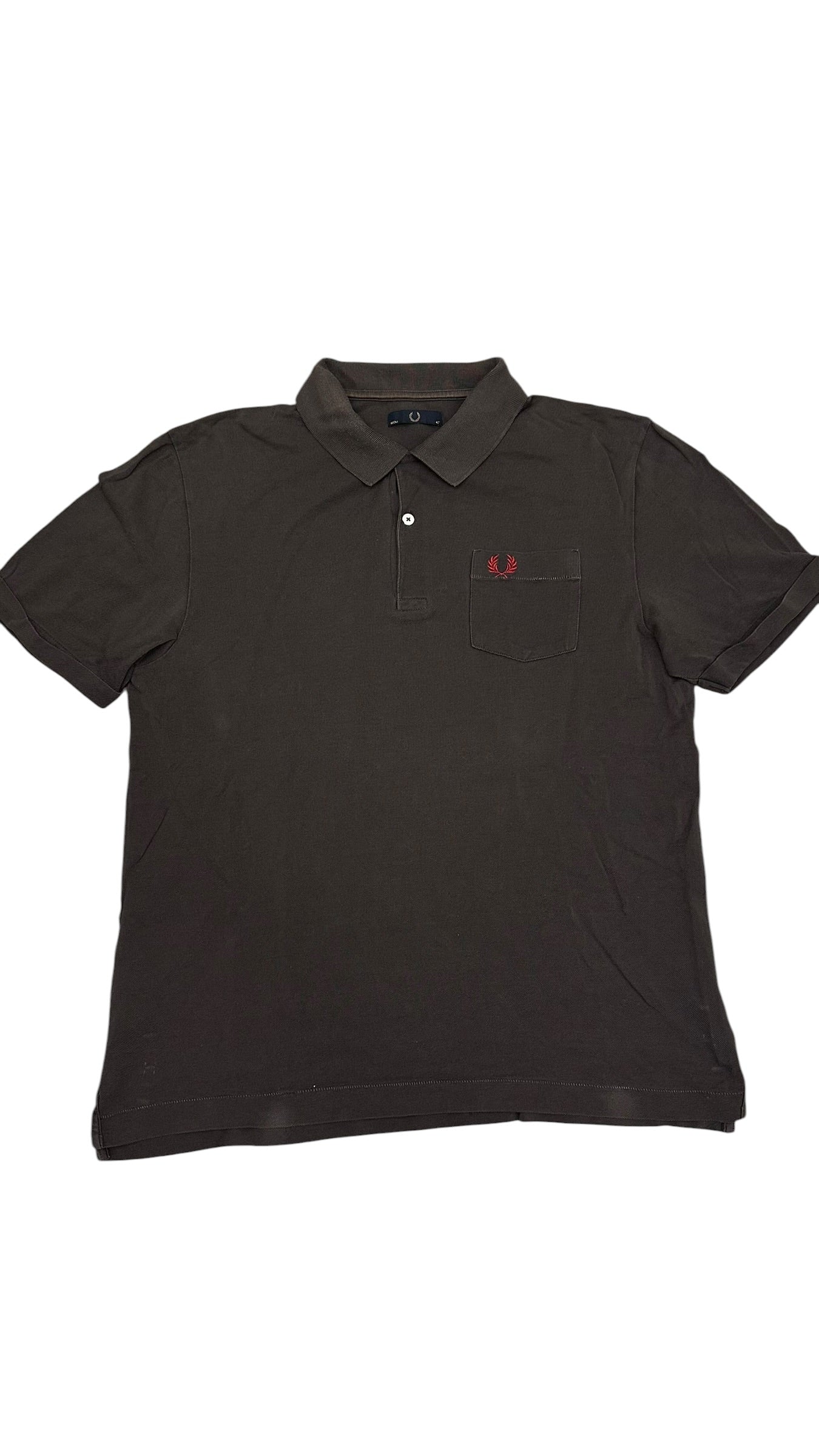 Fred Perry Polo Shirt Dunkelgrau M
