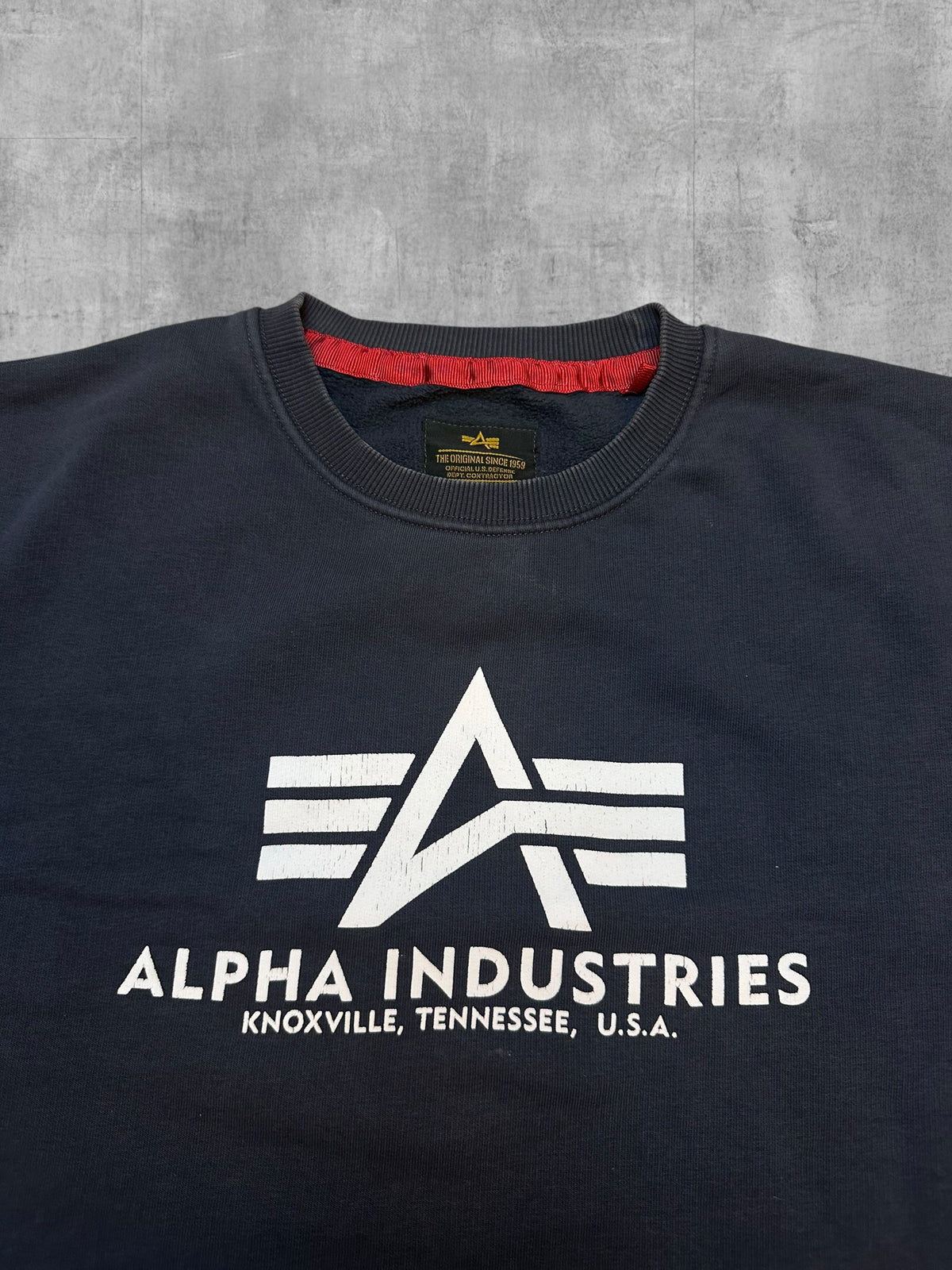 Alpha Industries Sweatshirt Navy Blau M