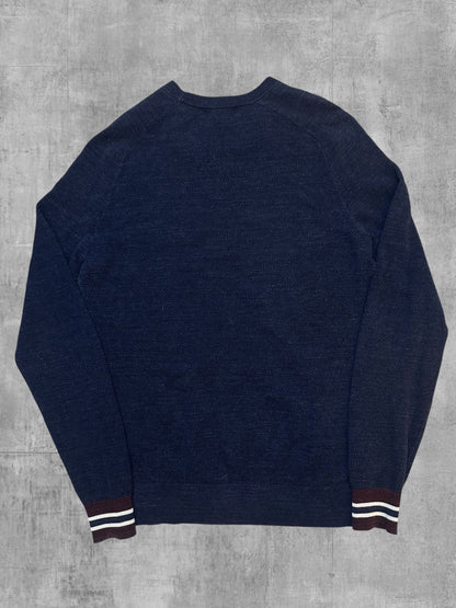 Fred Perry Sweatshirt Navy Blau S