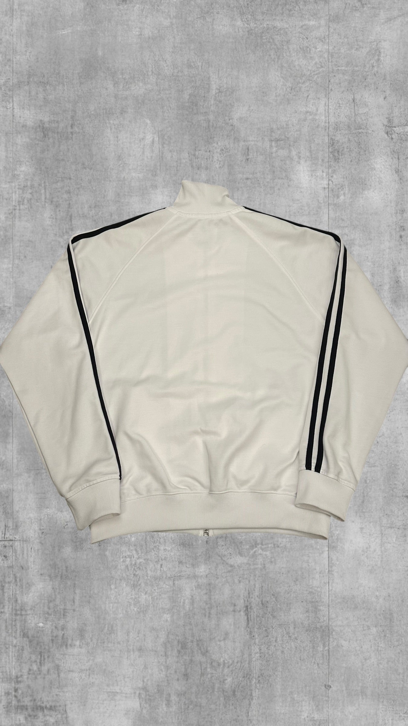 Fred Perry Trainingsjacke Taped Zip Jacke Weiß Schwarz L