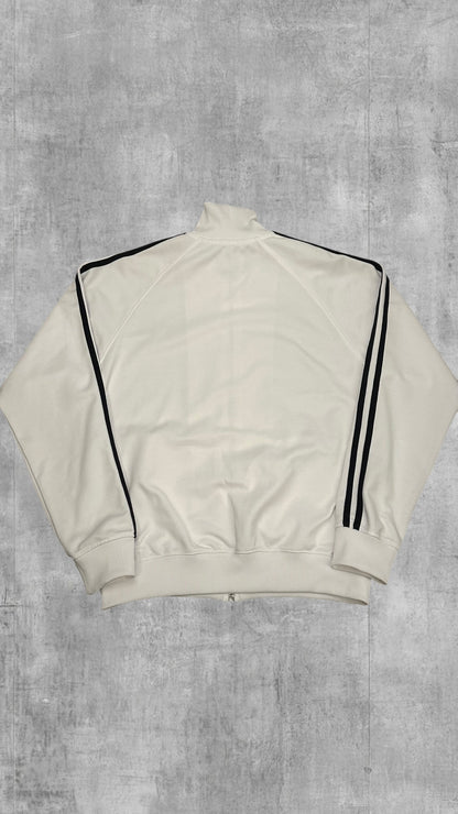 Fred Perry Trainingsjacke Taped Zip Jacke Weiß Schwarz L