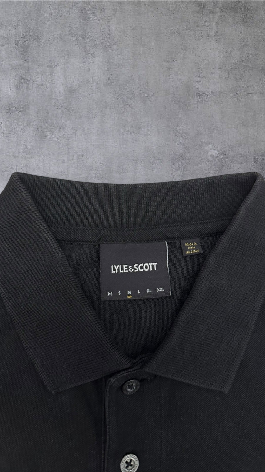 Lyle & Scott Polo Shirt Schwarz M