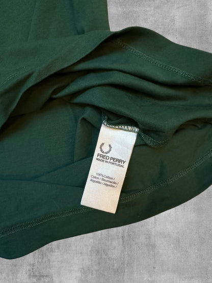 Fred Perry T-shirt Dunkelgrün M