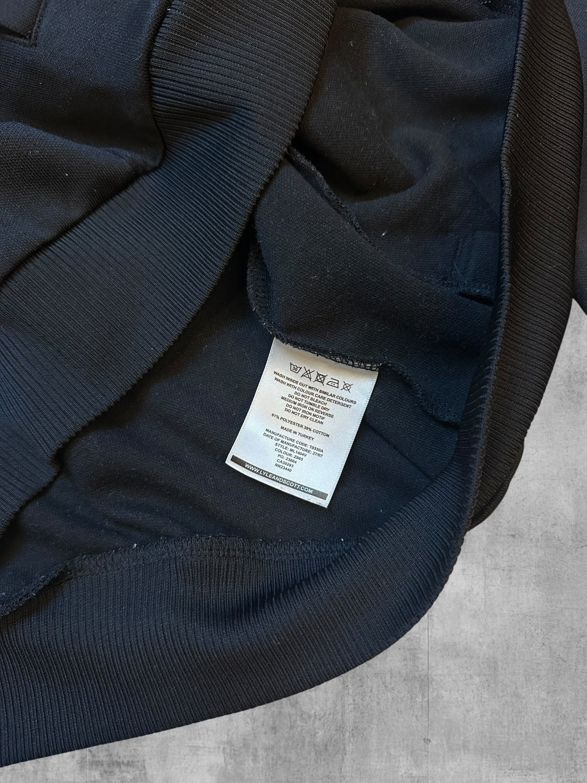 Lyle & Scott Trainingsjacke Schwarz XL