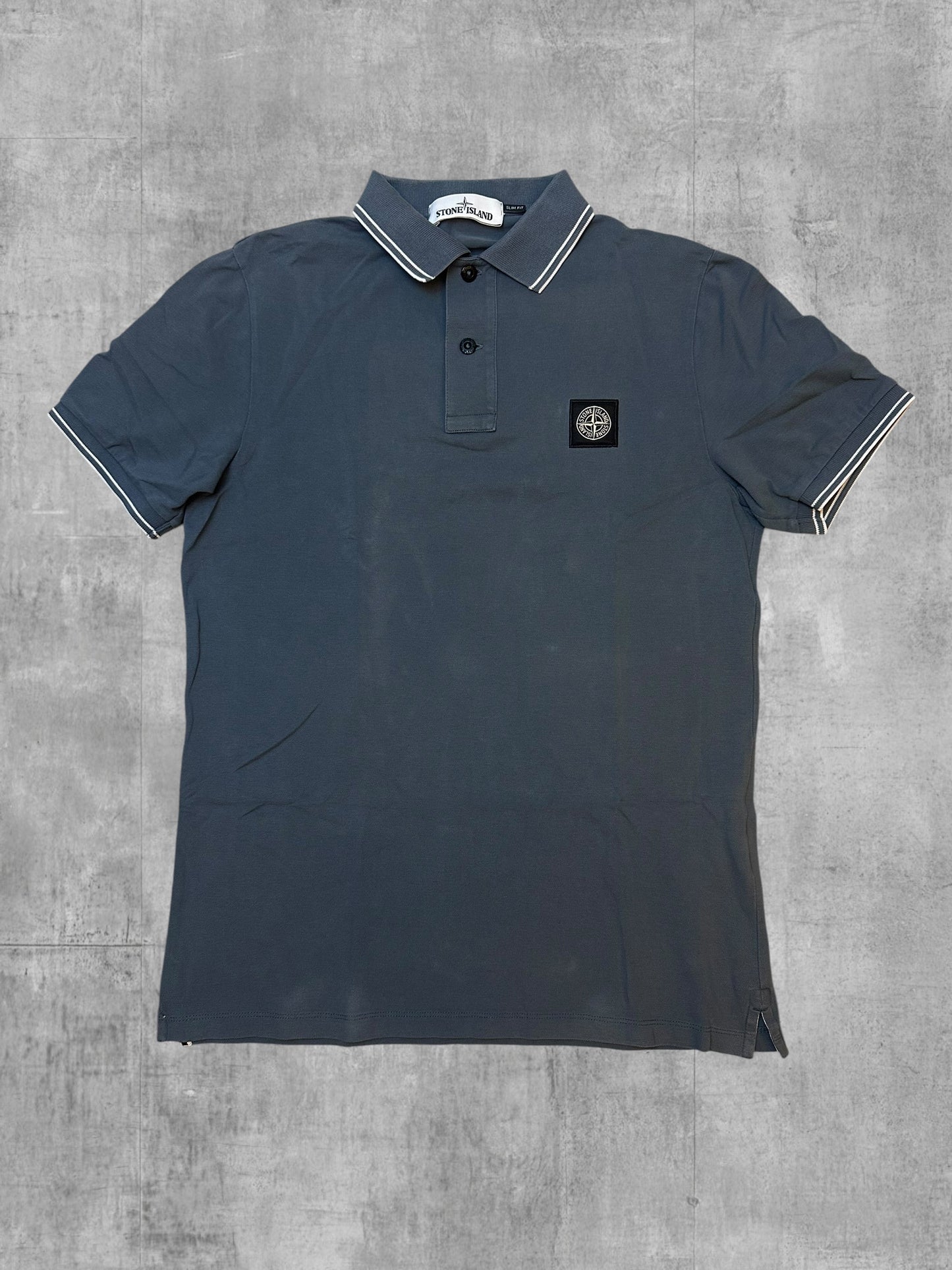 Stone Island Polo Shirt Grau M Slim Fit