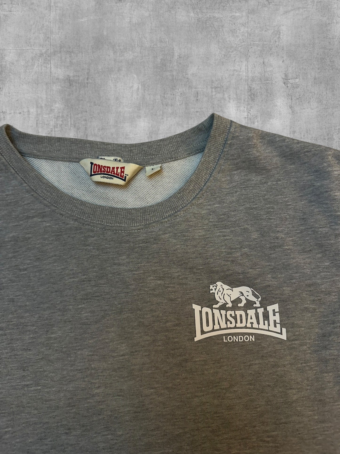 Lonsdale London Sweatshirt Grau L