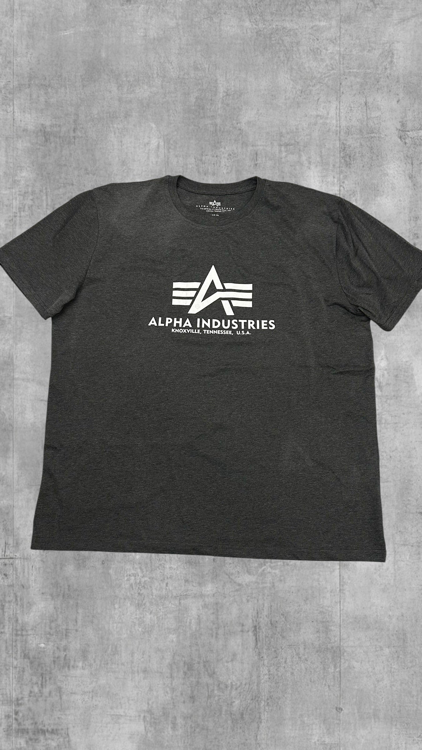 Alpha Industries T-Shirt Dunkelgrau XXL