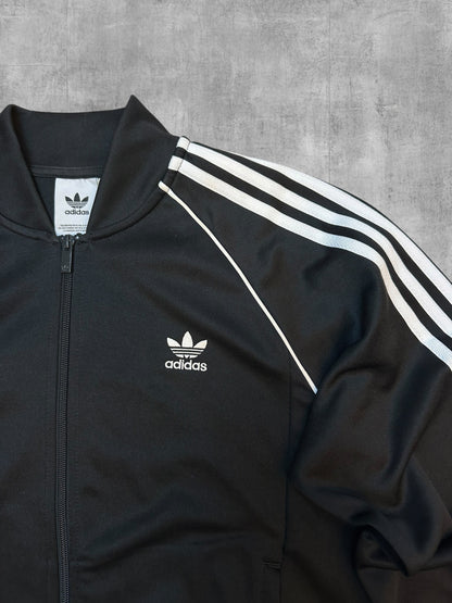 Adidas Firebird Trainingsjacke Schwarz Weiß M
