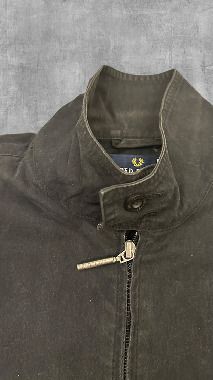 Fred Perry Herrenmantel Jacke Schwarz S