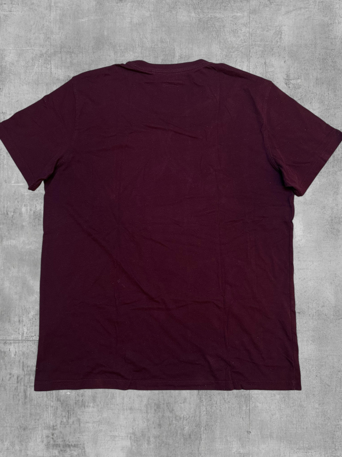 Lonsdale London T-Shirt Weinrot Weiß Gelb L