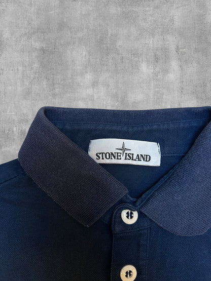 Stone Island Polo Shirt Navy Blau M