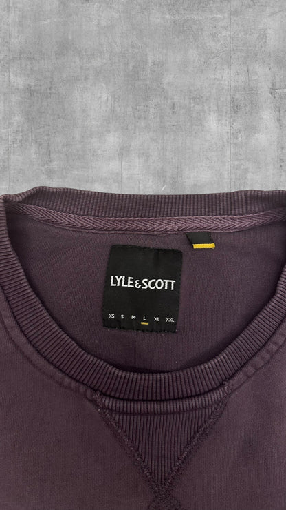 Lyle & Scott Sweatshirt Weinrot L