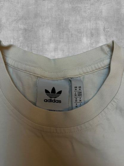 Adidas T-shirt Creme Weiß M