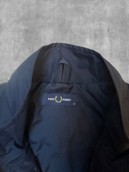 Fred Perry Bomberjacke Regenjacke Schwarz M