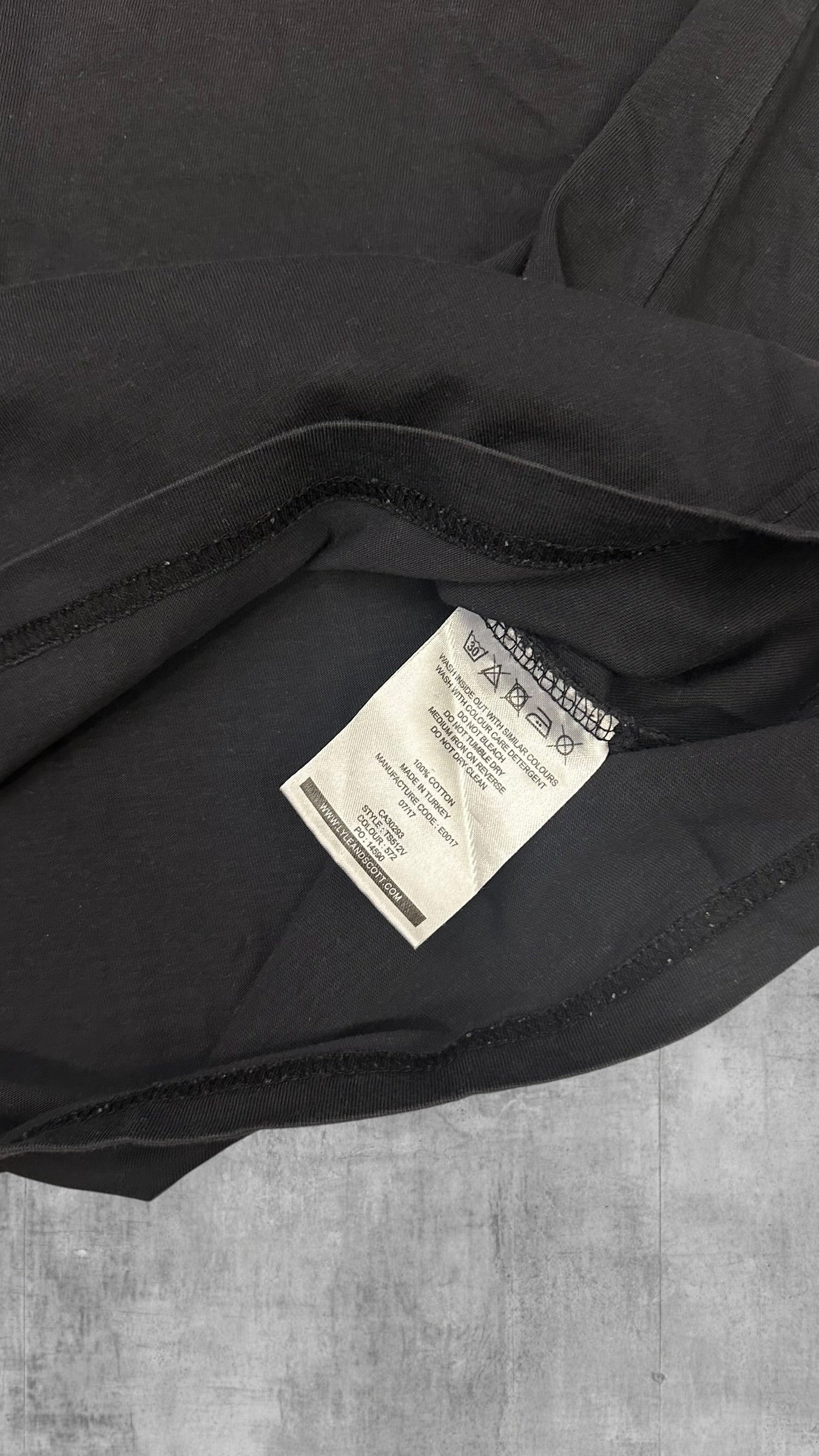 Lyle & Scott Longsleeve Schwarz XS