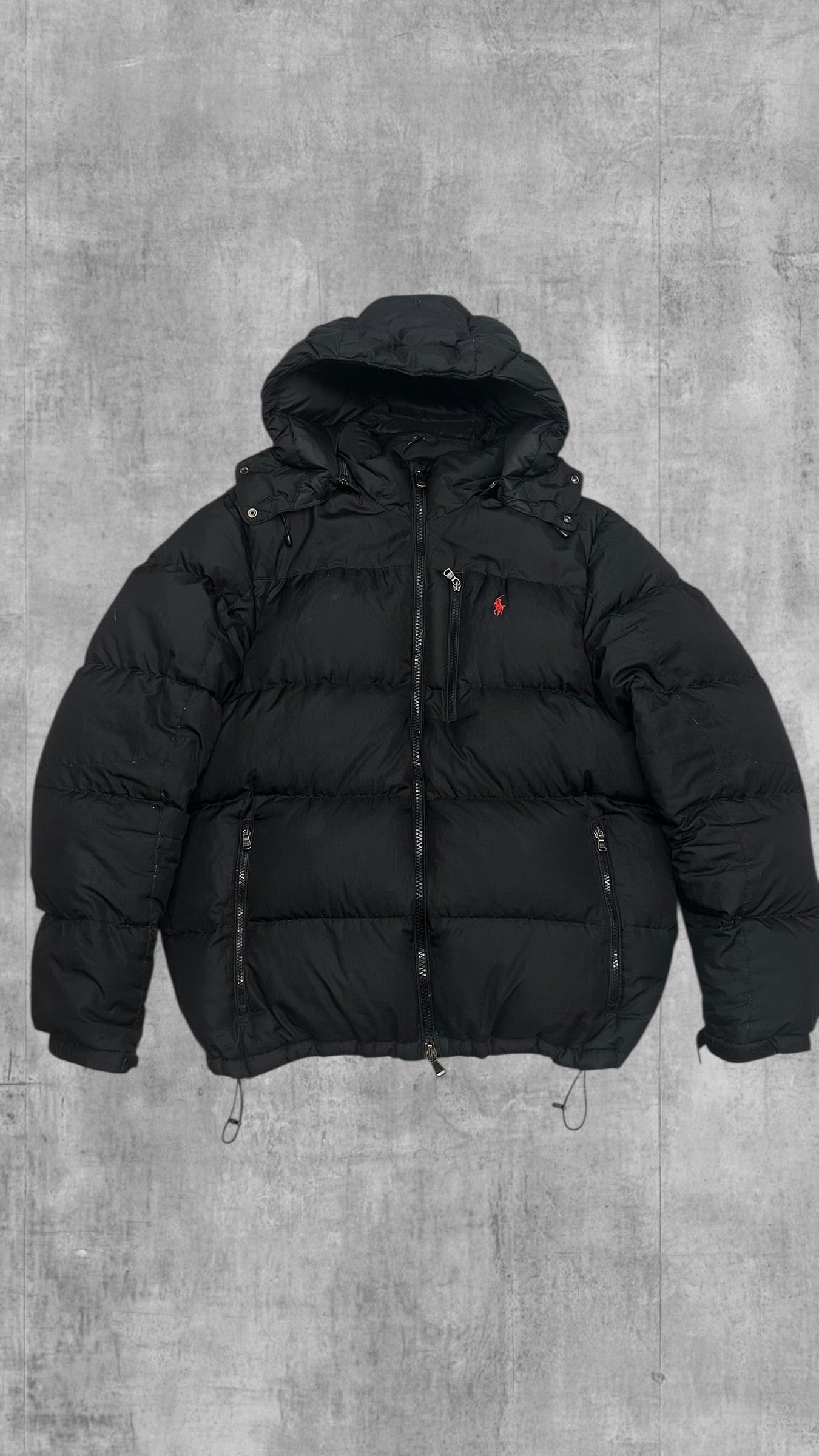 Polo Ralph Lauren Pufferjacke Winterjacke Daunenjacke Schwarz L