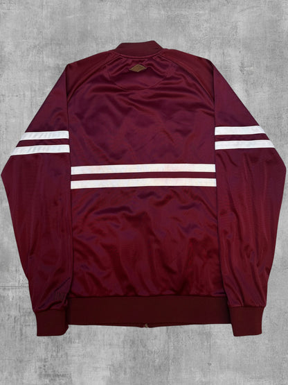Unfair Athletics Trainingsjacke Weinrot Weiß XL