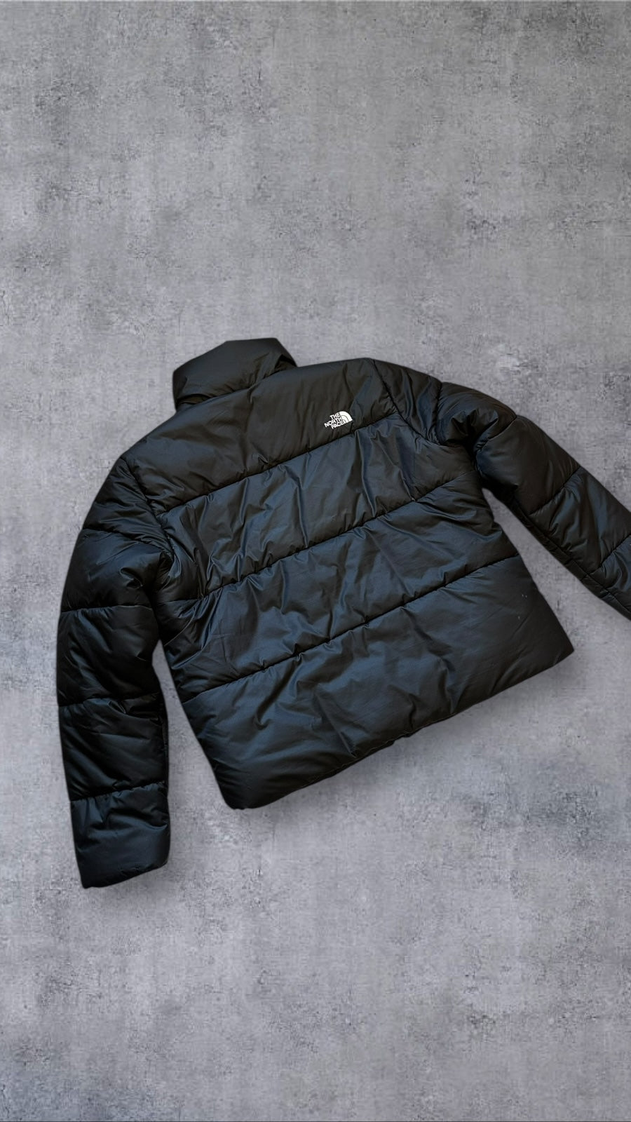 The North Face Pufferjacke Daunenjacke Schwarz L (Damen XL)