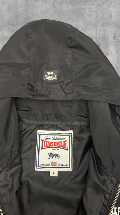 Lonsdale London Windbreaker taped Schwarz M