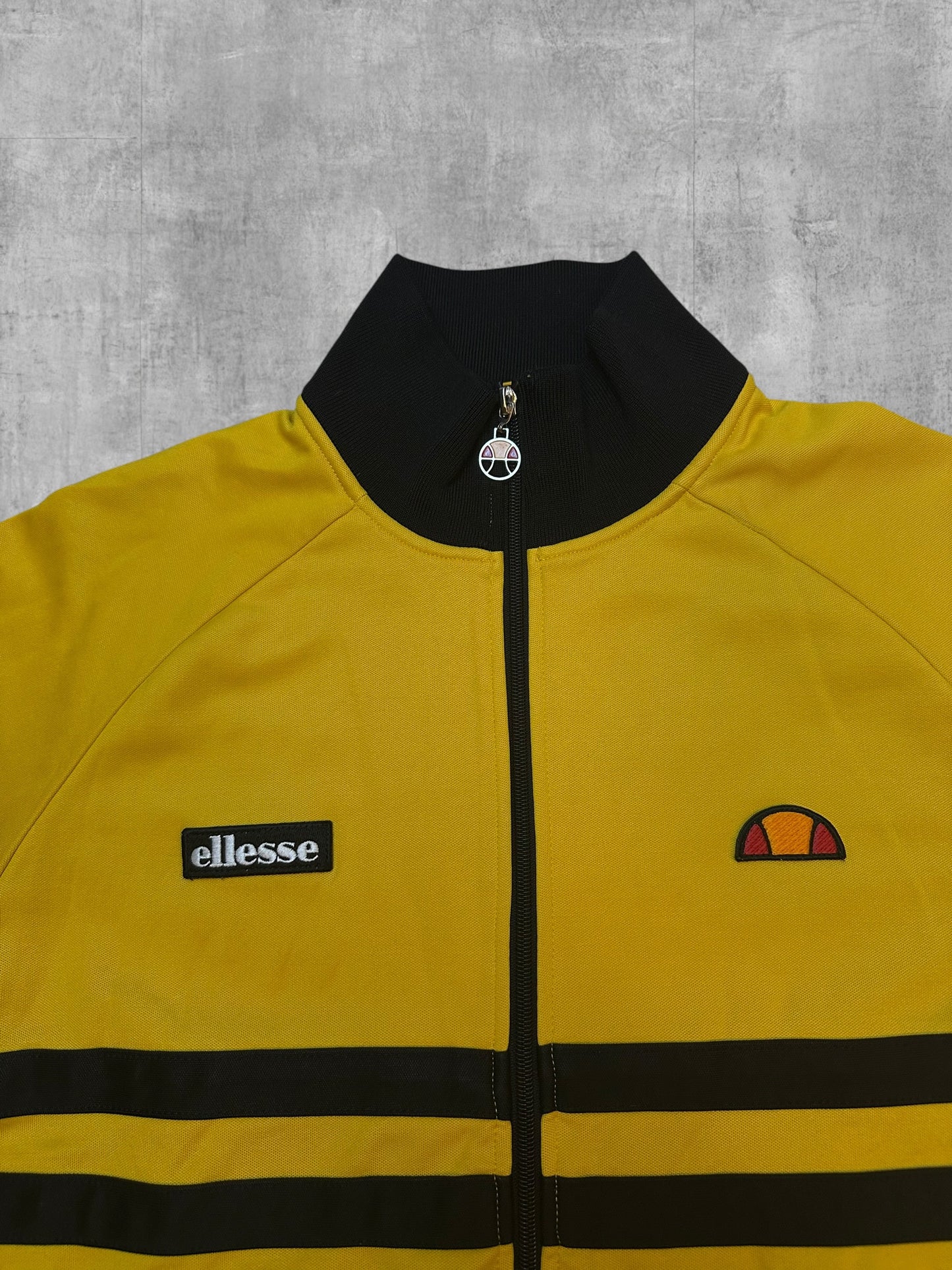 Ellesse Rimini Trainingsjacke Gelb Schwarz M