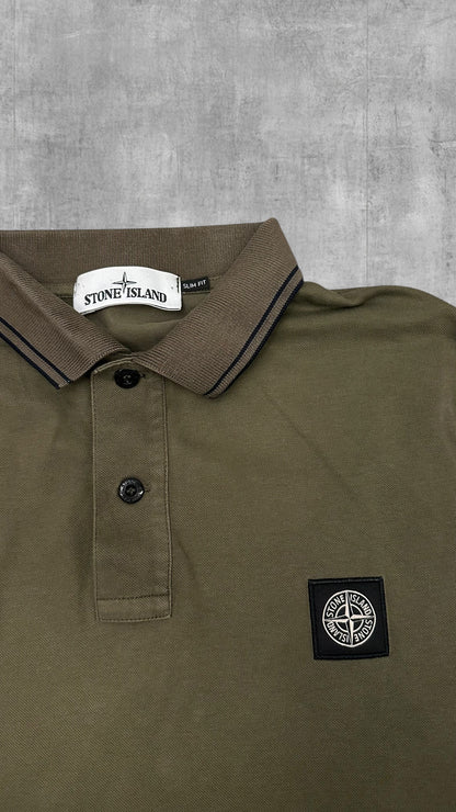 Stone Island Polo Shirt Khaki M